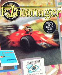 F1 Manager Commodore 64 US box art